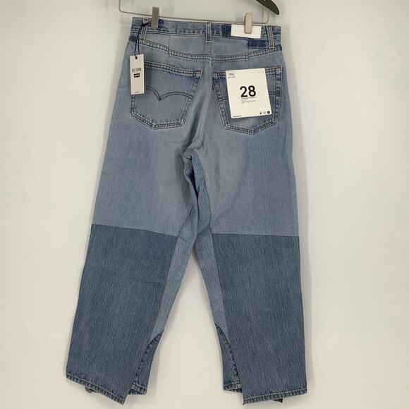 NEW! RE/DONE LEVI'S Engineered Tapered $675 msrp Size 26 Indigo Jeans G22-13 - Picture 3 of 11